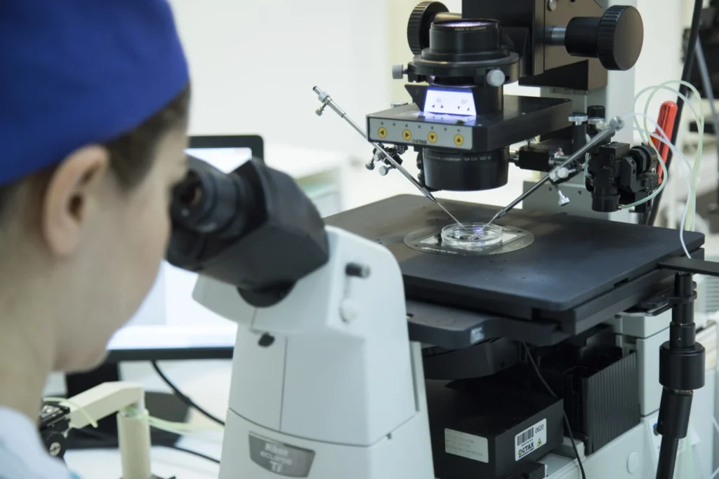 Tavmergen IVF tüp bebek laboratuvarından bir görünüm